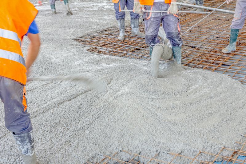 Concrete Slab Pouring